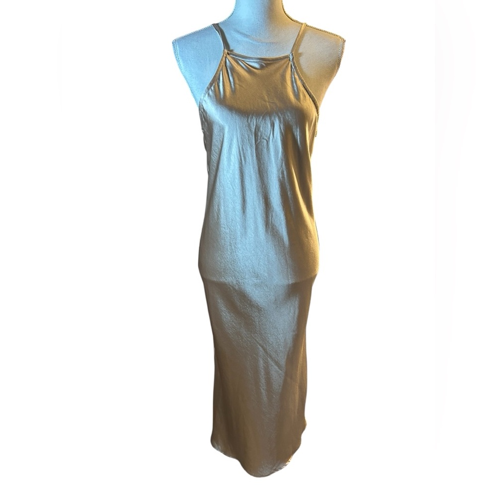 Dress Forum Gold Halter Dress